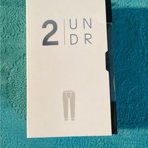 2UNDR Men's Black Long John  Size L